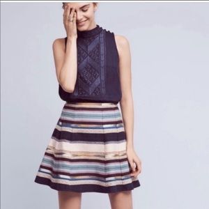 Anthropologie Chloe Oliver tribal skirt